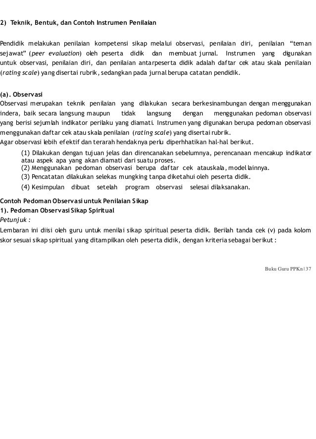Alternatif penilaian dan model pembelajaran ppkn