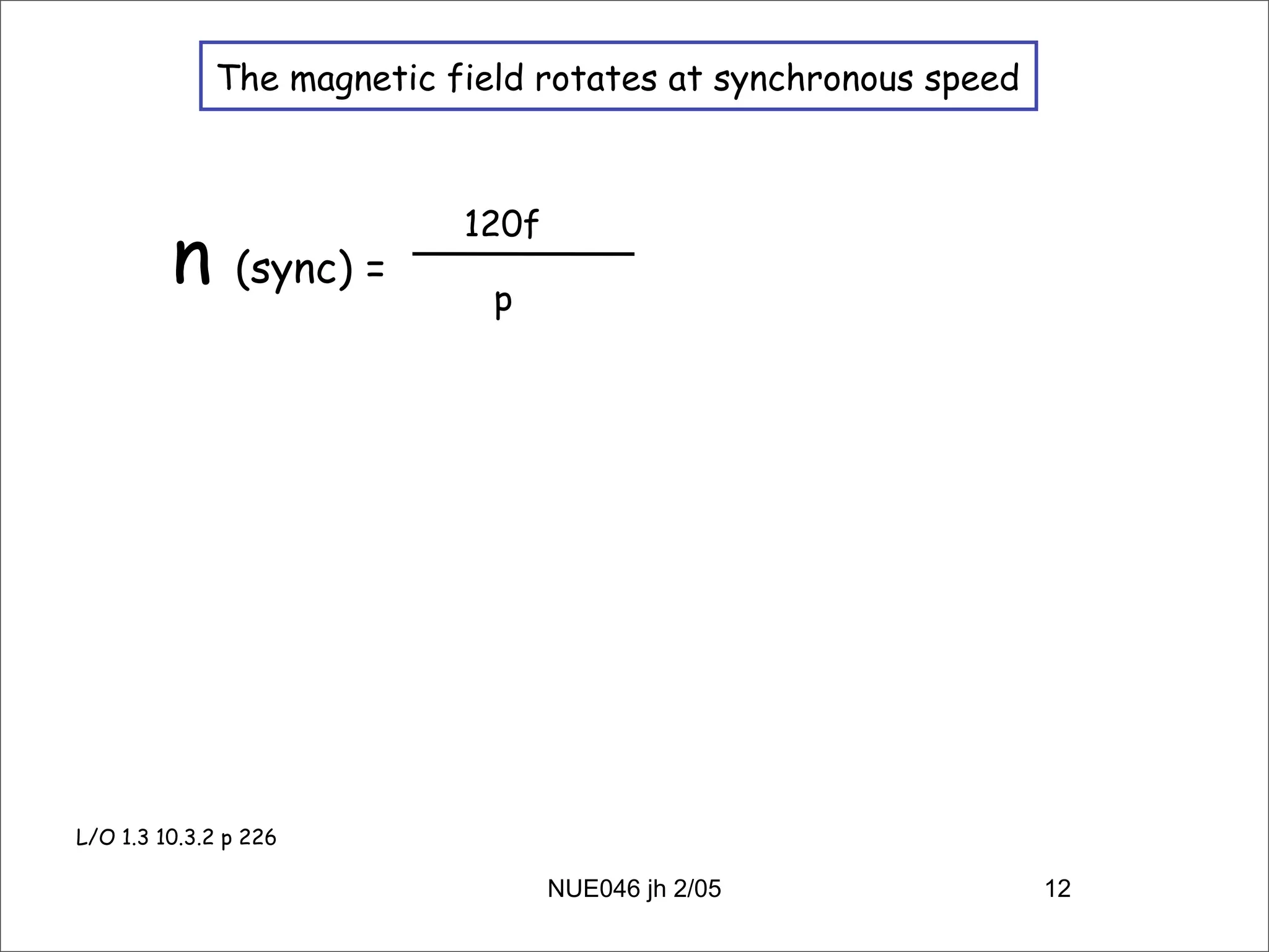Alternating Current Machines 1a