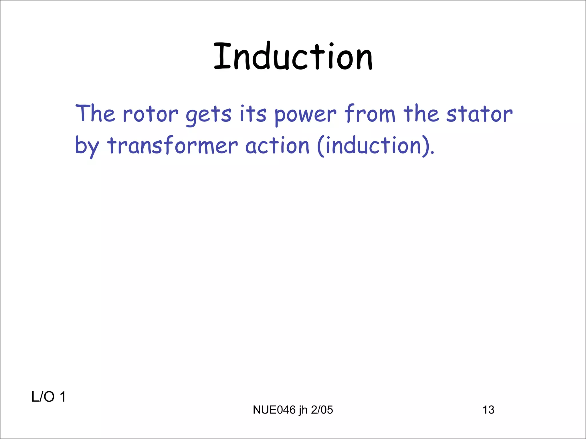 Alternating Current Machines 1a