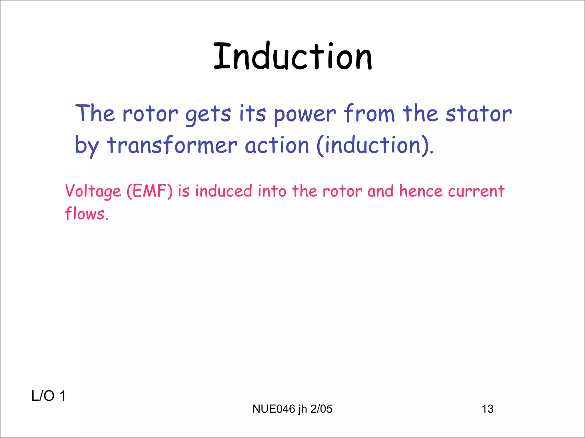Alternating Current Machines 1a