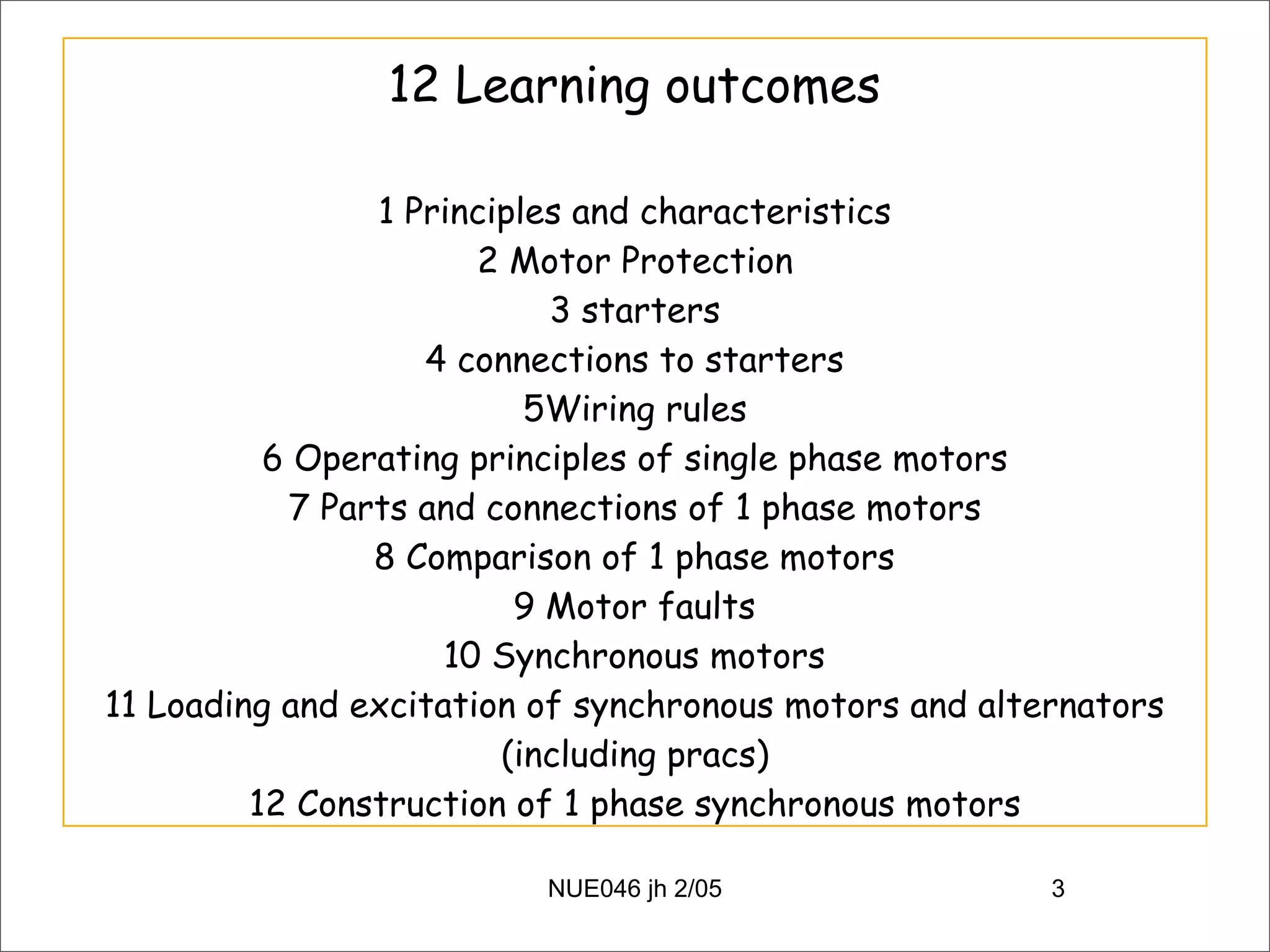 Alternating Current Machines 1a