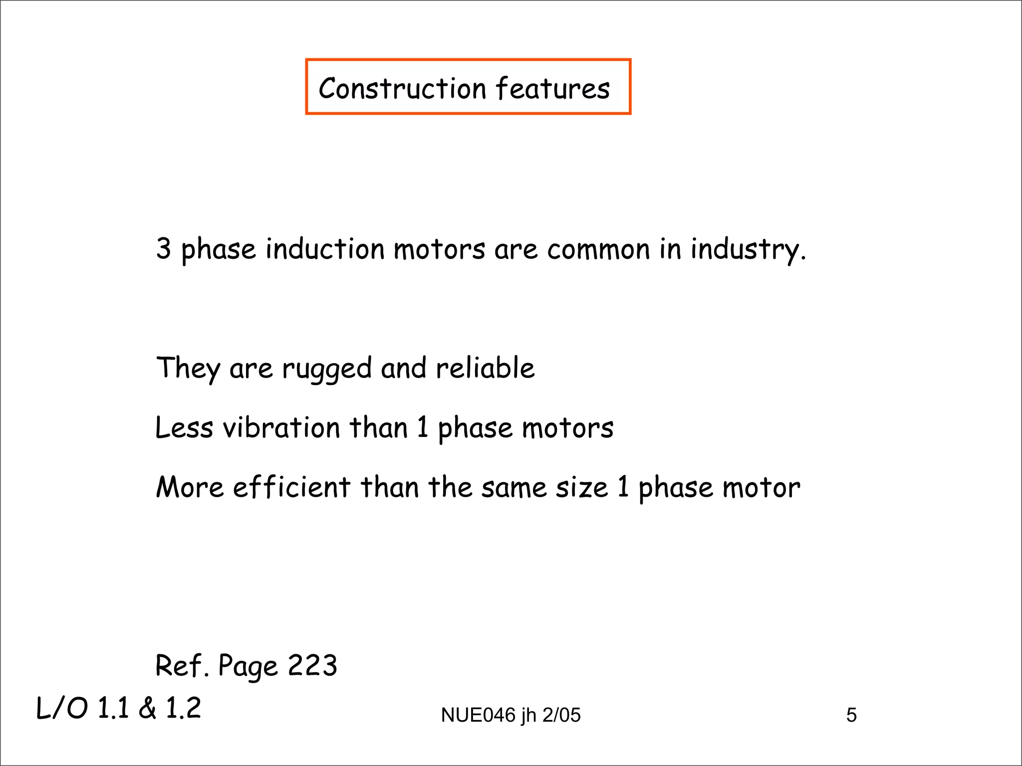 Alternating Current Machines 1a