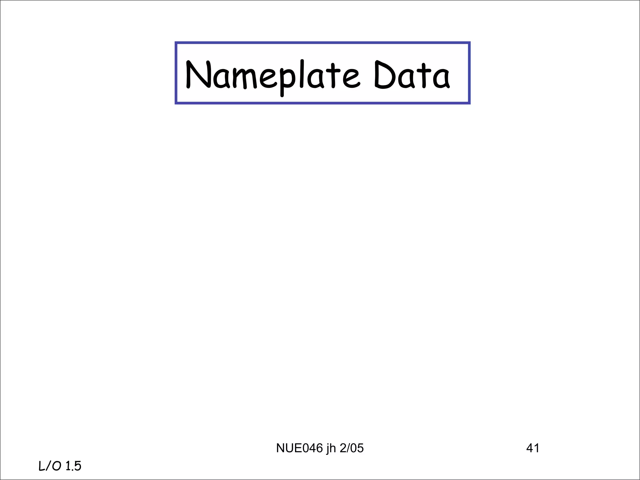 Alternating Current Machines 1a
