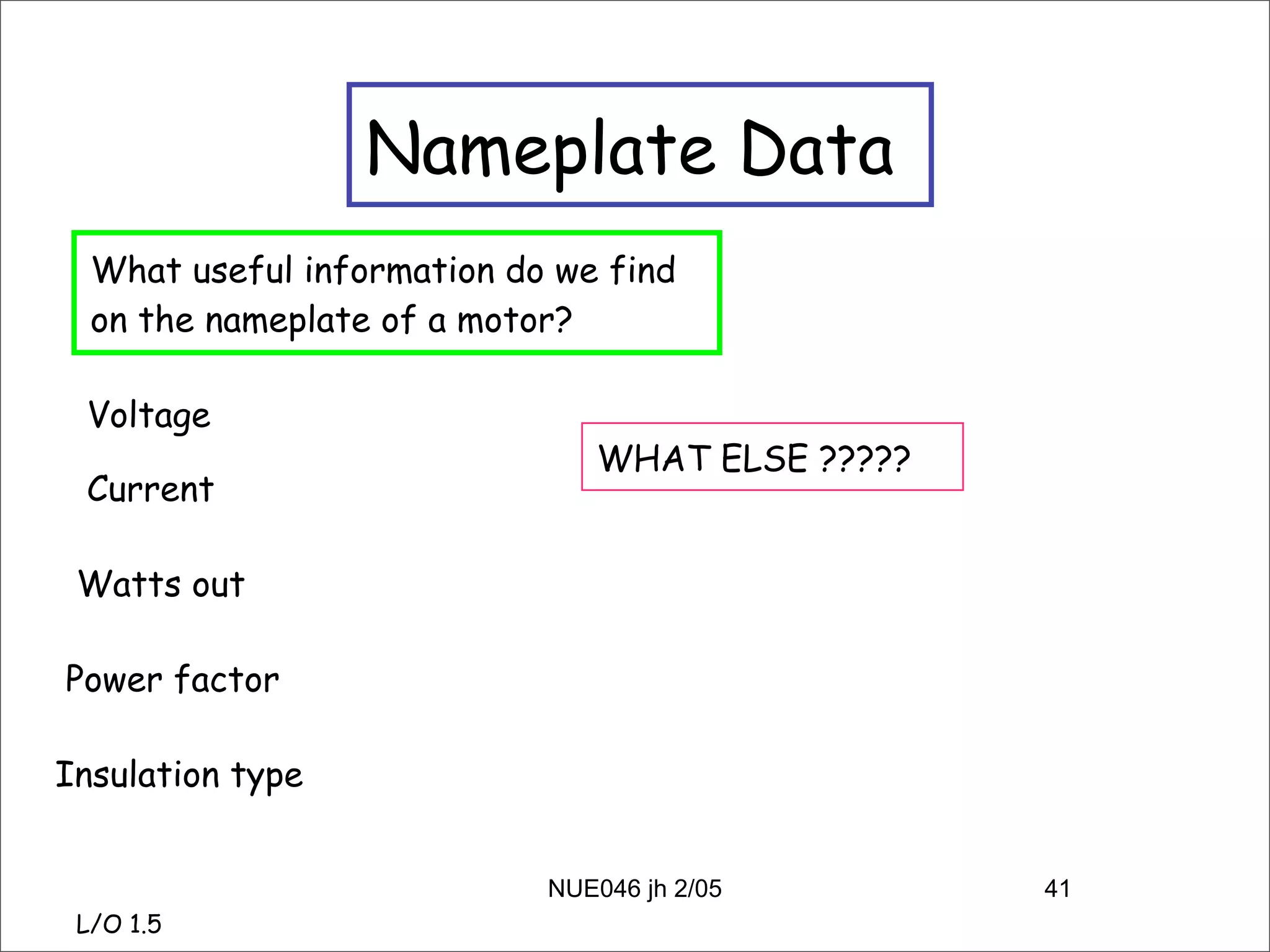 Alternating Current Machines 1a