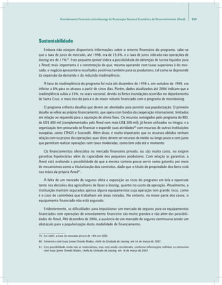 Alternativas de financiamento agropecuário: experiências no Brasil e na América Latina