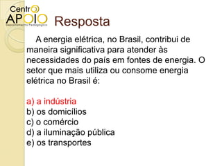 www.AulasEnsinoMedio.com.br - Geografia – Alternativas Sustentáveis