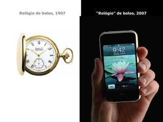 Relógio de bolso, 1907 “ Relógio” de bolso, 2007 