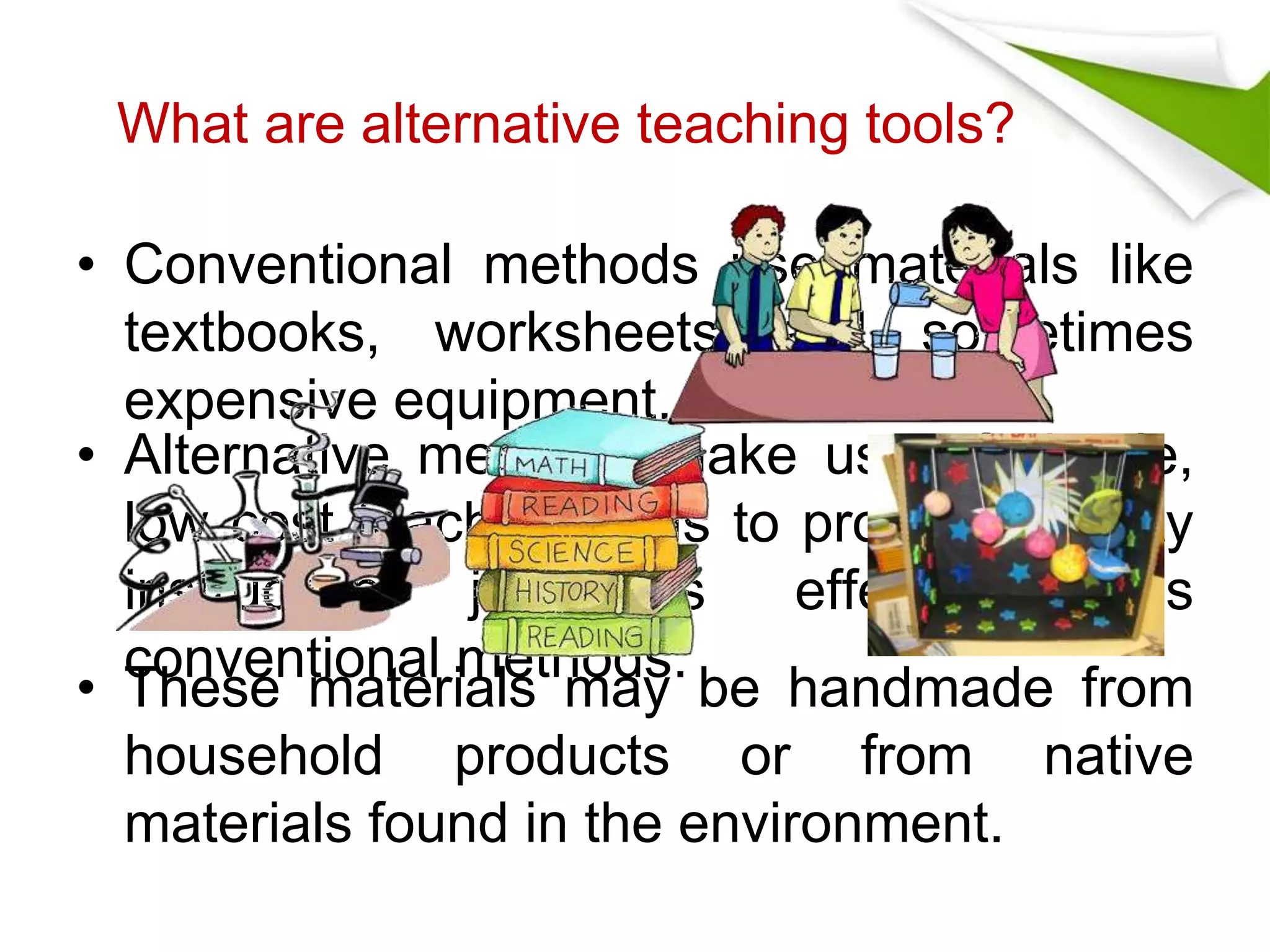 Alternative Teaching Tools | PPTX