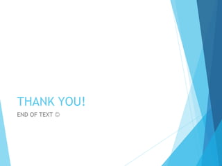 THANK YOU!
END OF TEXT 
 