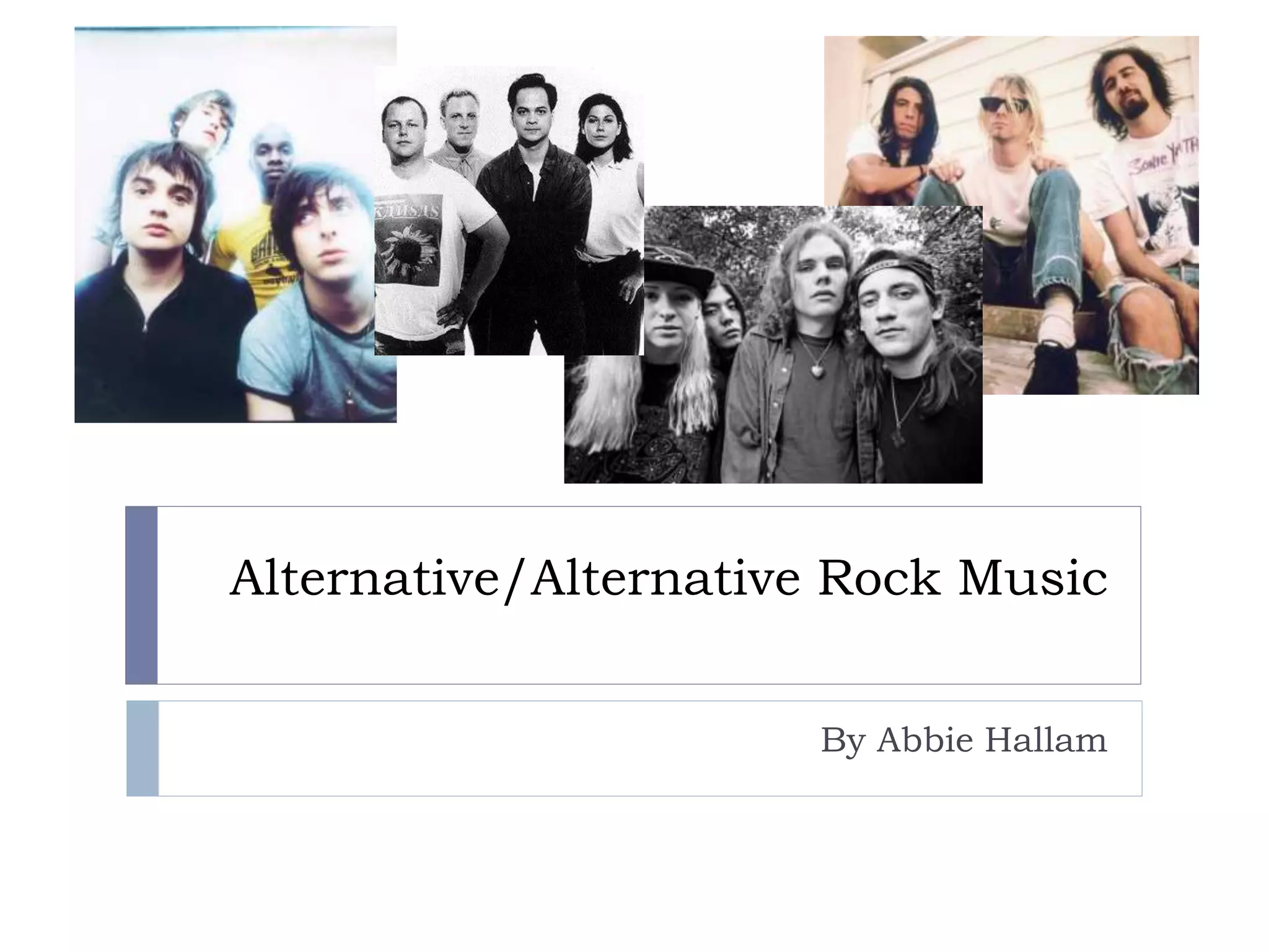 Alternative Music | PPTX