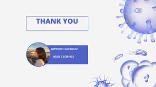 THANK YOU
GWYNETH GORDUIZ
BSED 2 SCIENCE
 