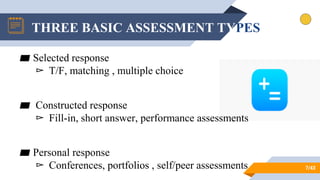Alternative assessment | PPTX