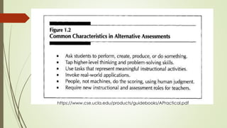 Alternative Assessment | PPTX