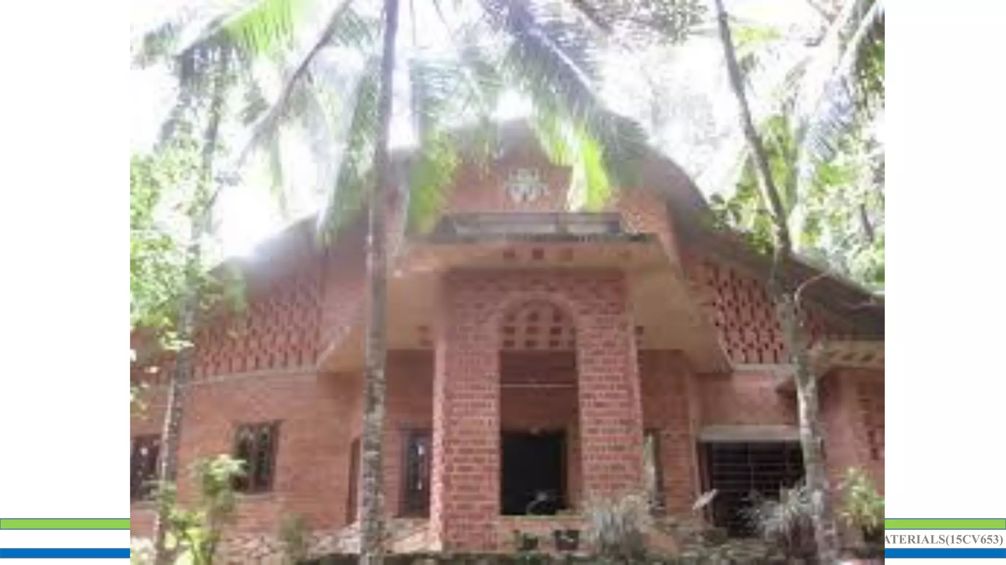 Faculty - Mr. ABHILASH B.L ALTERNATIVE BUILDING MATERIALS(15CV653)
 