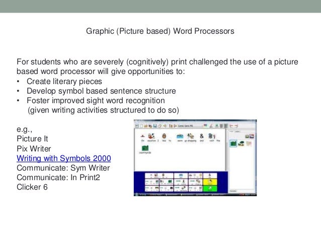 Writing With Symbols 2000 Software