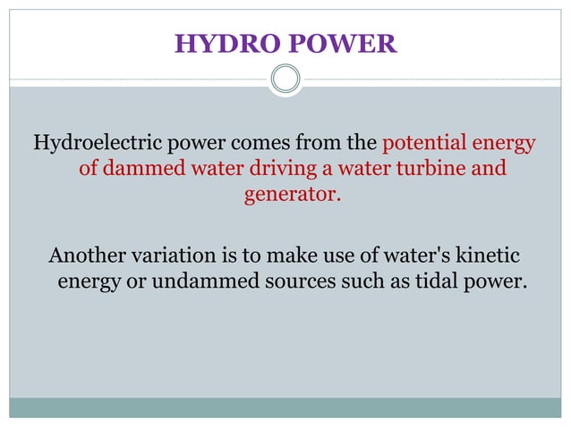 Alternative Energy Sources Presentation