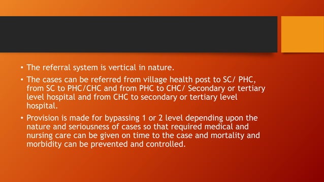 Alternative health care system and referral system community health