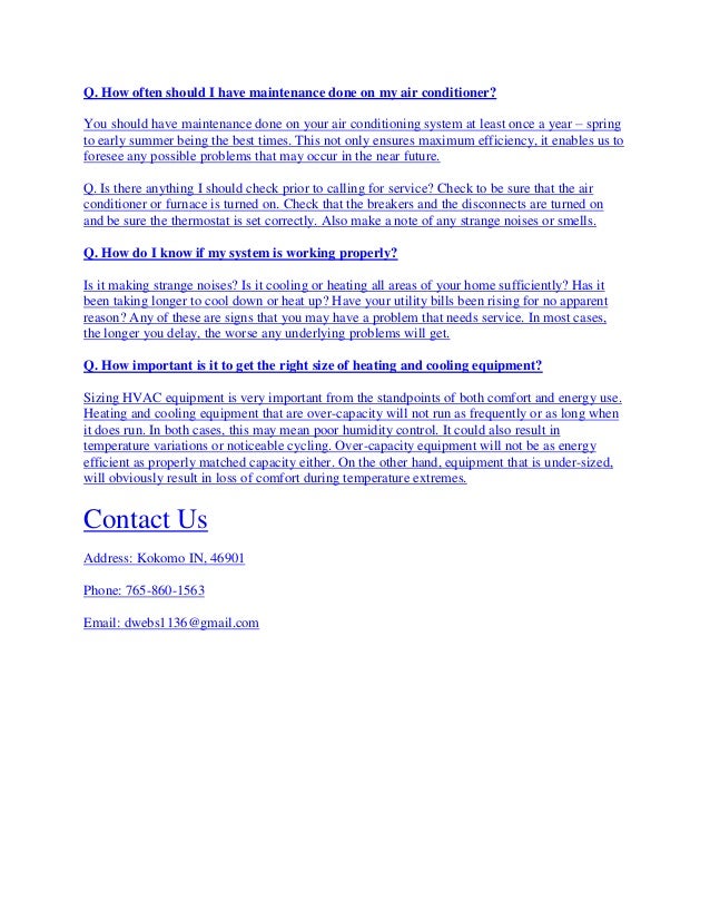 Air Conditioning Services Kokomo IN, AC Repairs Kokomo IN, Heating