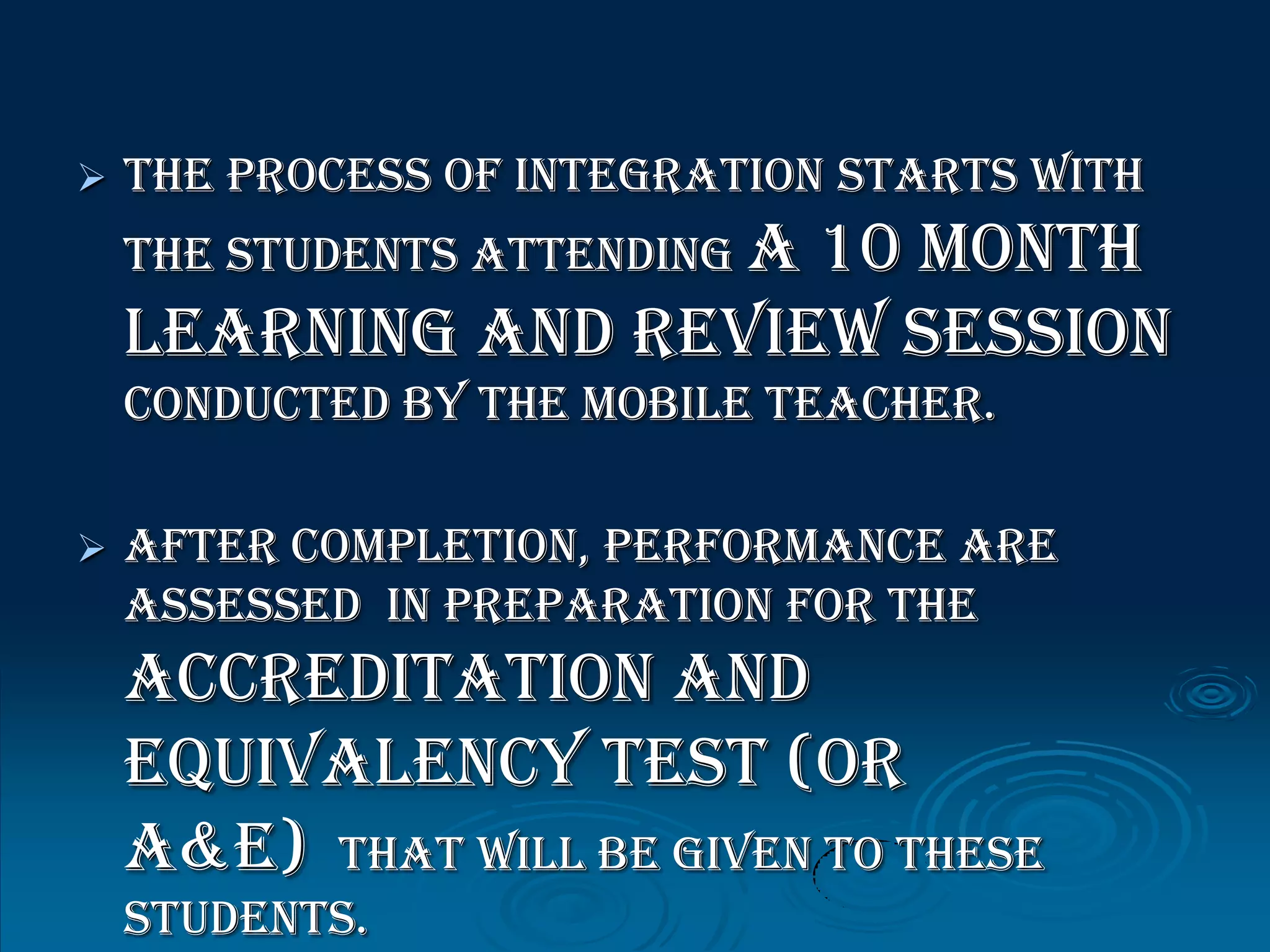 Alternative learning system program | PPTX