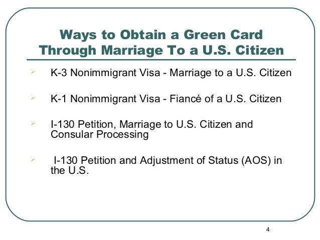 alternative methodologies for marriage cases green card