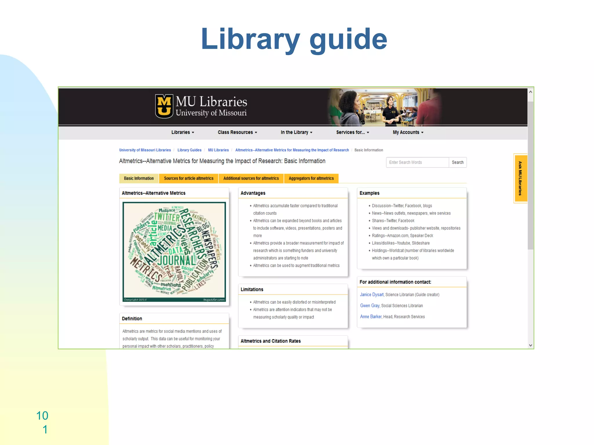 Library guide
10
1
 
