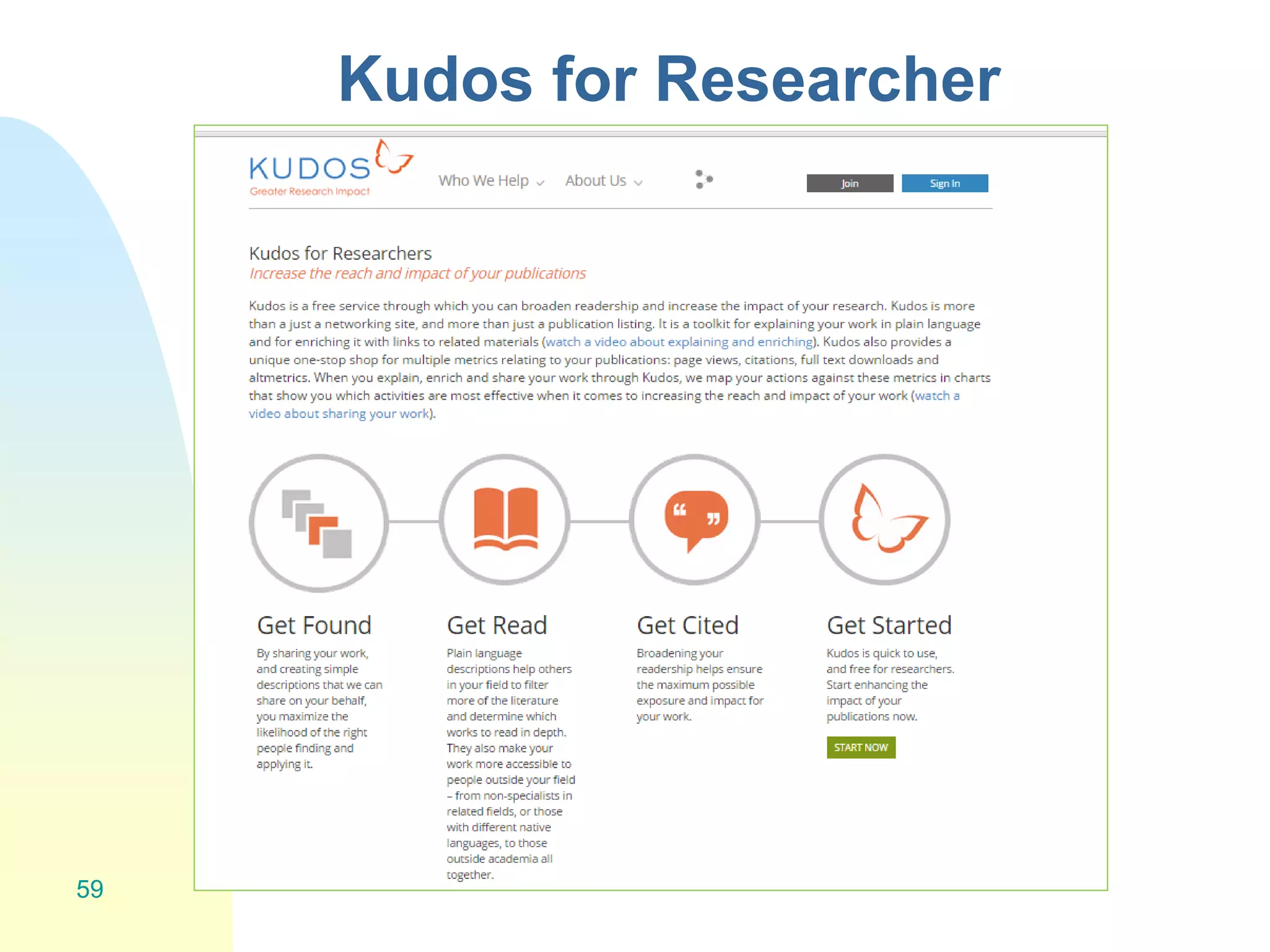 Kudos for Researcher
59
 
