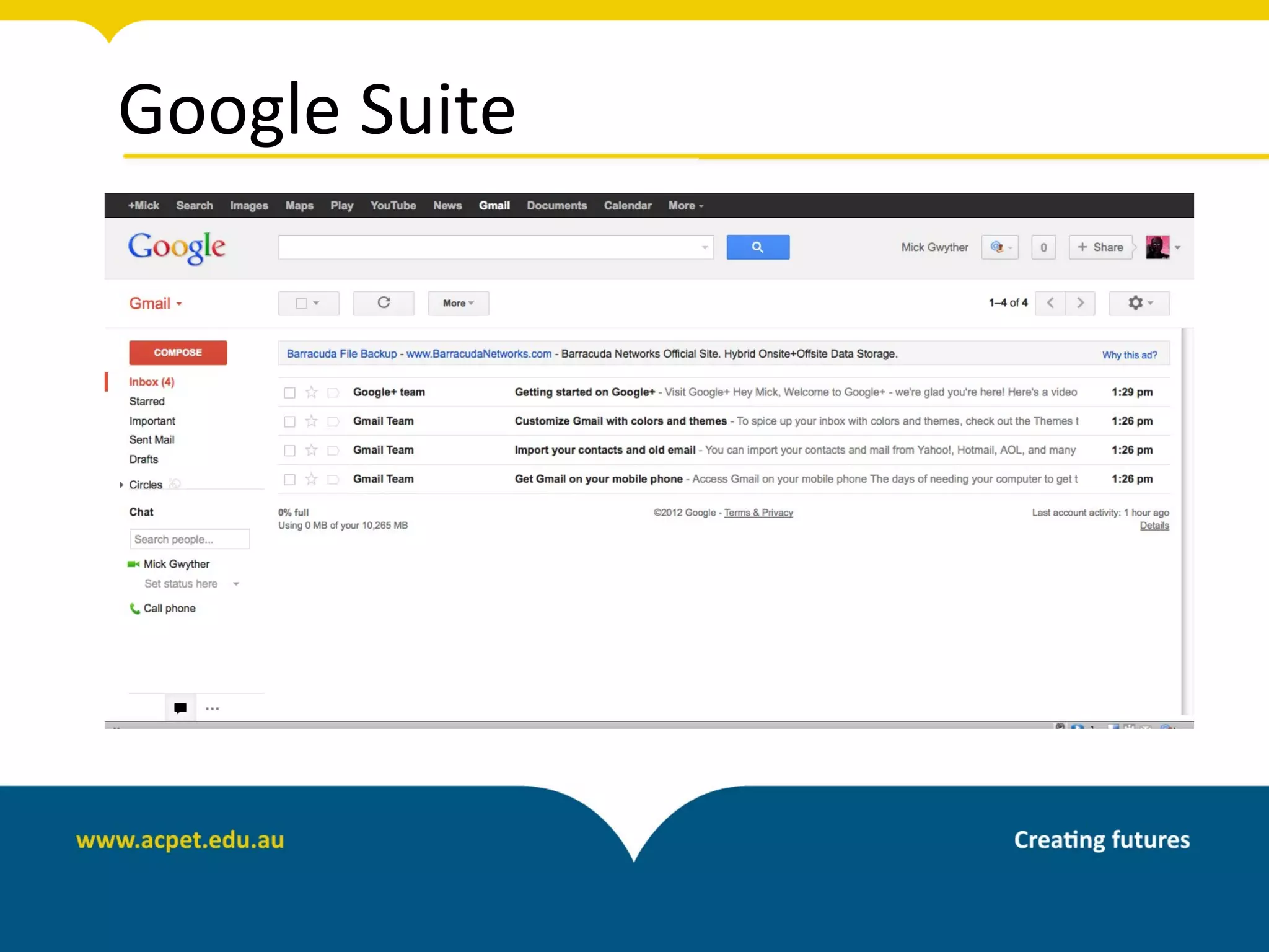 Google Suite
 