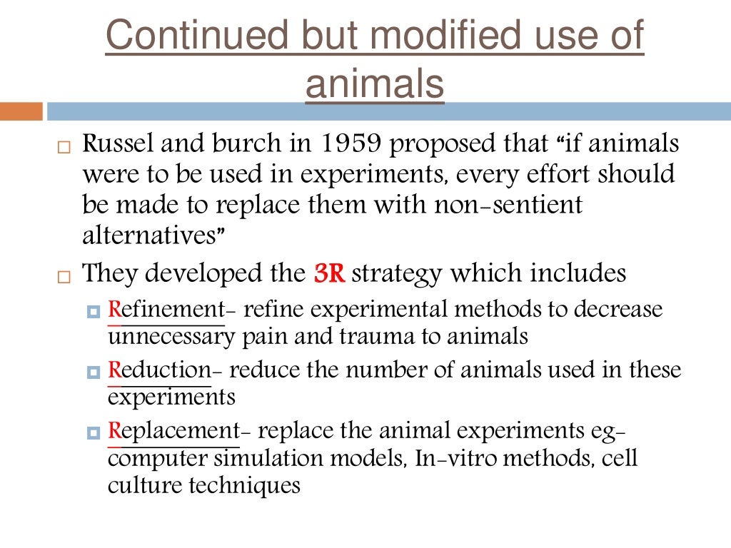 Alternatives to animal experiments