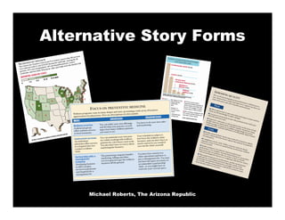 Alternative Story Forms




     Michael Roberts, The Arizona Republic
 