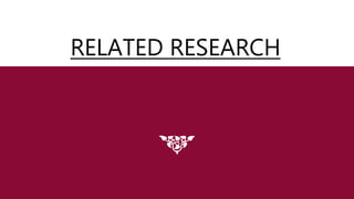 RELATED RESEARCH
 