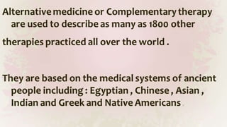 ALTERNATIVE THERAPIES DURING LABOUR.pptx