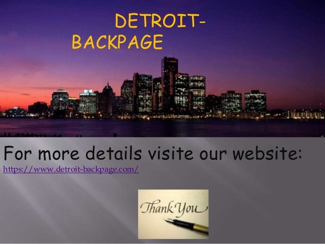Detroit Backpage Our Services 5 Detroit Backpage Our Services 5