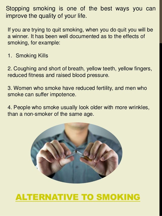 Alternative to smoking