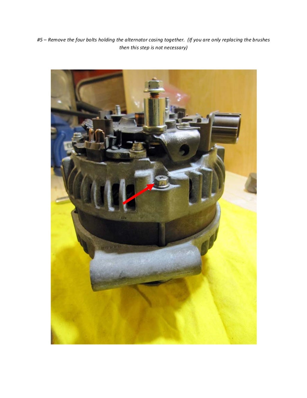 Alternator rebuild