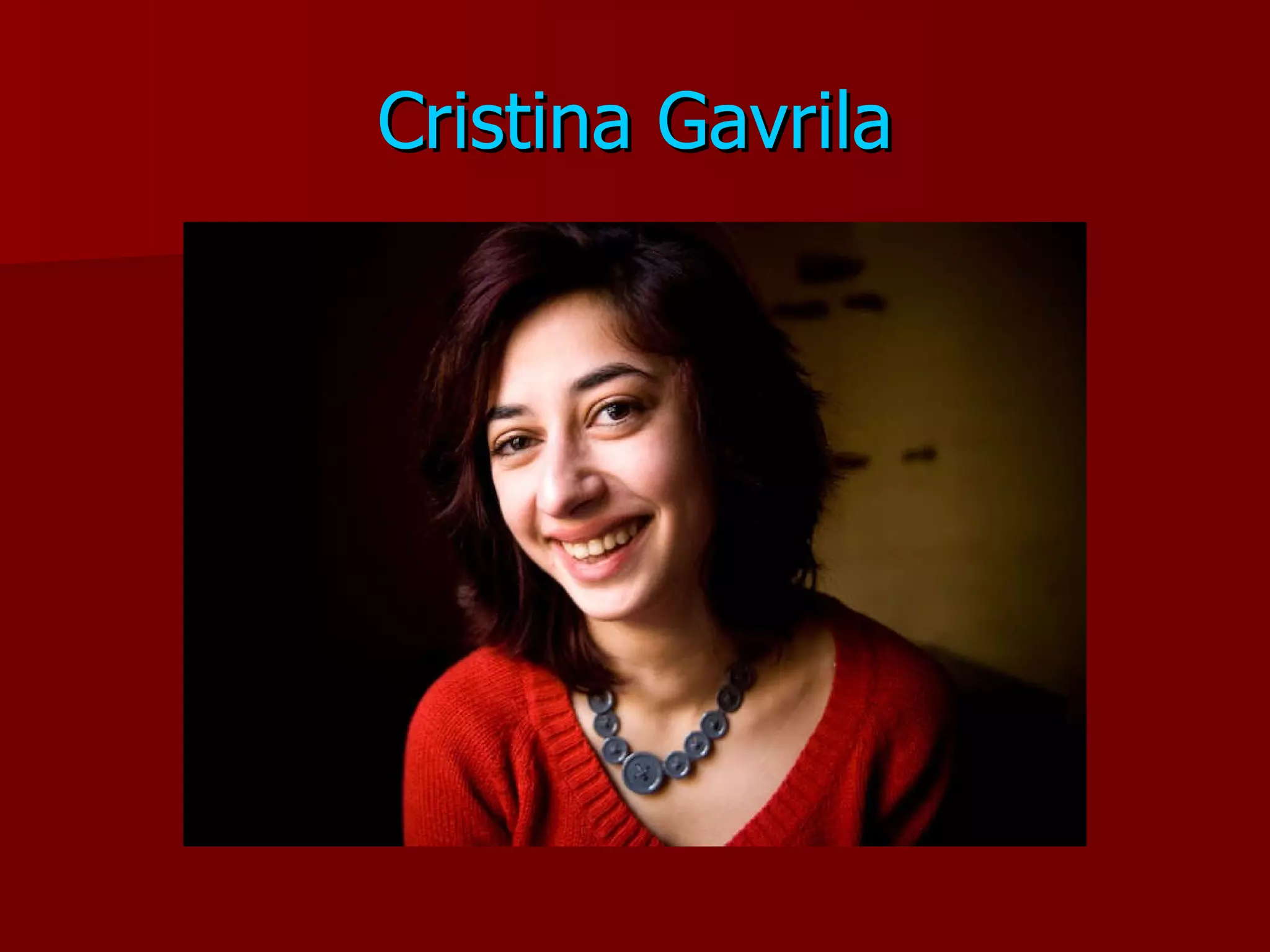 Cristina Gavrila 