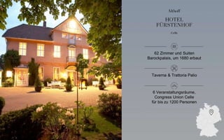 176 Zimmer und Suiten
am Ufer des Tegernsees gelegen
7 Veranstaltungsräume
für bis zu 200 Personen
Exklusive Hochzeitsloca...