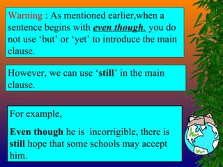 Although though eventhough | PPT