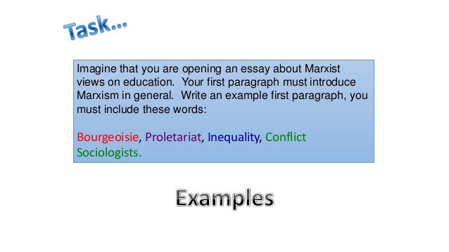 Bourgeois und proletarier essay