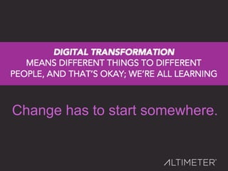 Change has to start somewhere.
 