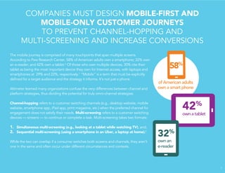 This leads to companies missing new and more engaging opportunities to
deliver the unique, self-contained mobile experienc...
