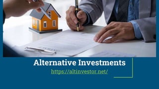 Alternative Investments
https://altinvestor.net/
 