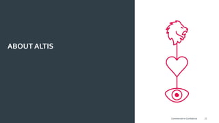 25
ABOUT ALTIS
Commercial-in-Confidence
 