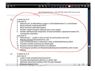 Altitude training and periodisation