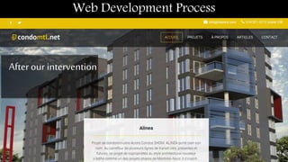 Web Development Process
Afterour intervention
 