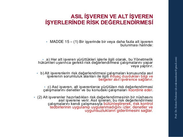 Alt işveren yönetmelİğİ 2019 Alt işveren yönetmelİğİ 2019