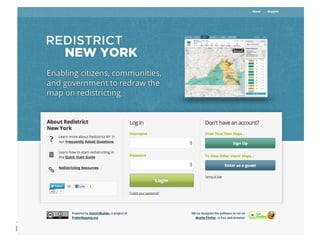 1   Prepared for: New York Redistricting Project
 
