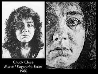 Chuck Close
Marta / Fingerprint Series
1986

 