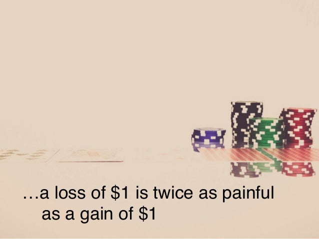 Prospect theory poker