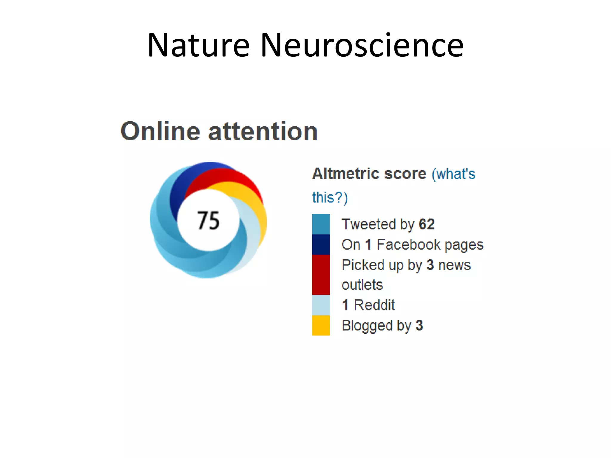 Nature Neuroscience
 