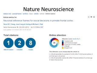 Nature Neuroscience
 